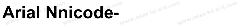 Arial Nnicode字体转换